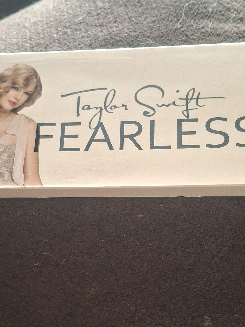 Taylor Swift Fearless Logo Plaque - Cream and Black